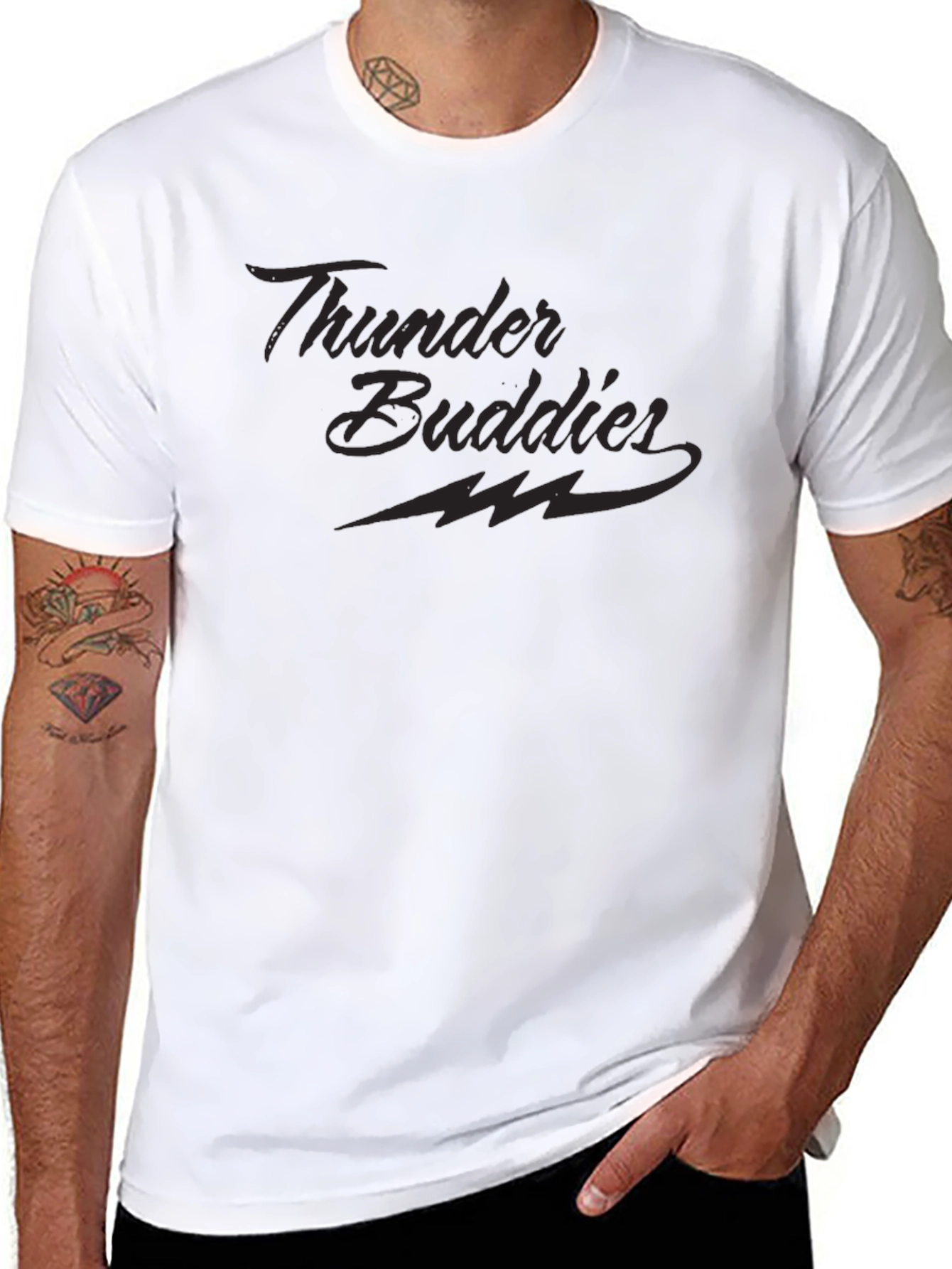 Thunder Buddies Black T-Shirt - Classic Tee