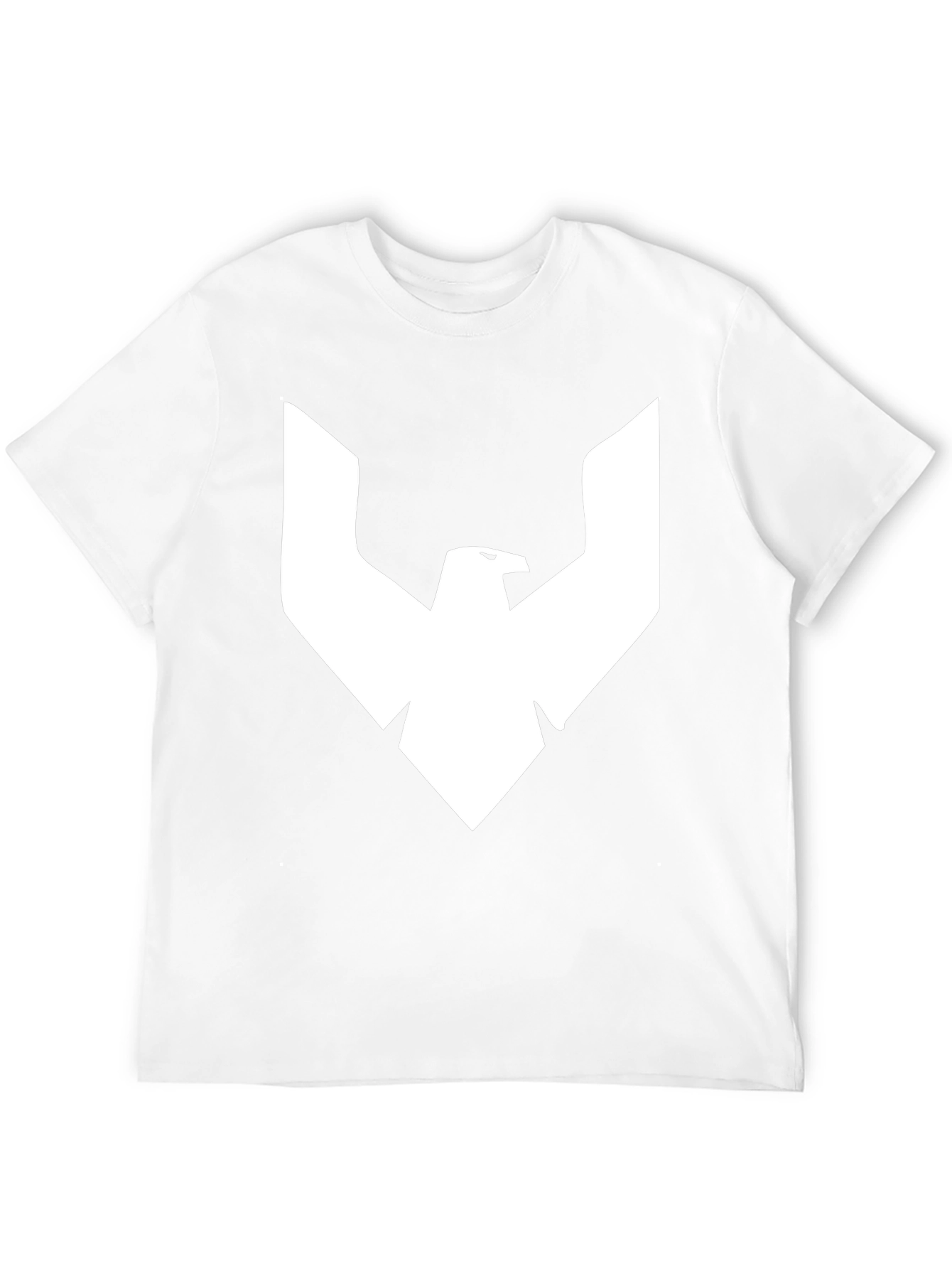 Black T-Shirt with White Eagle Logo
