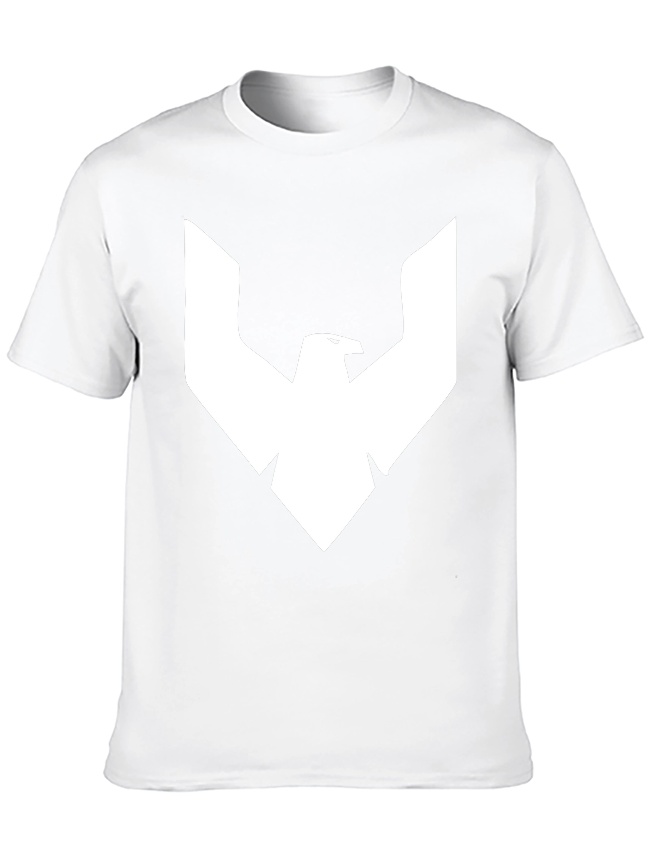 Black T-Shirt with White Eagle Logo