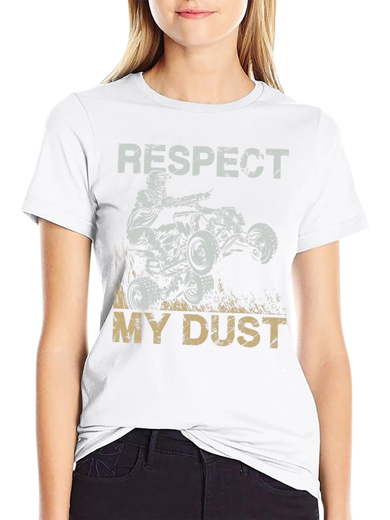 Respect My Dust ATV Rider Graphic Tee