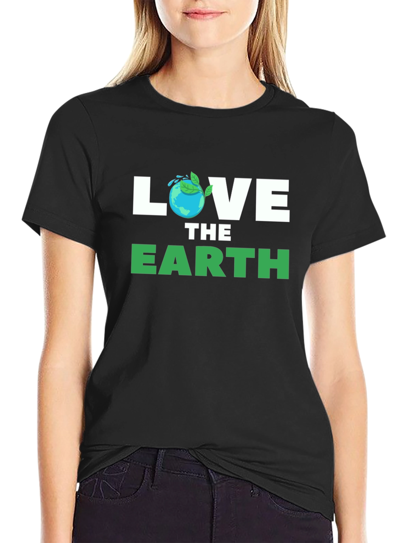 Love The Earth T-Shirt - Eco Friendly Design