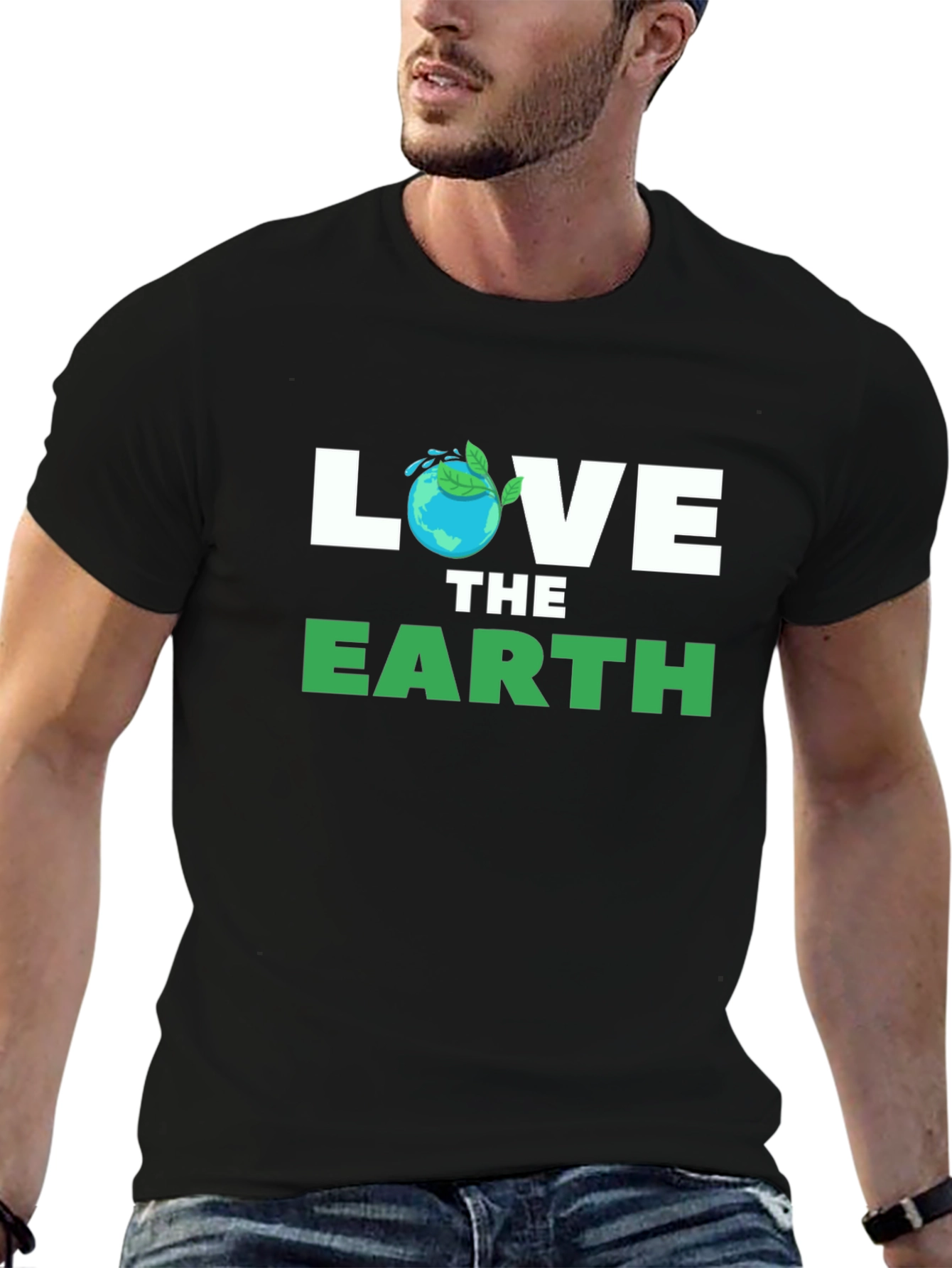 Love The Earth T-Shirt - Eco Friendly Design