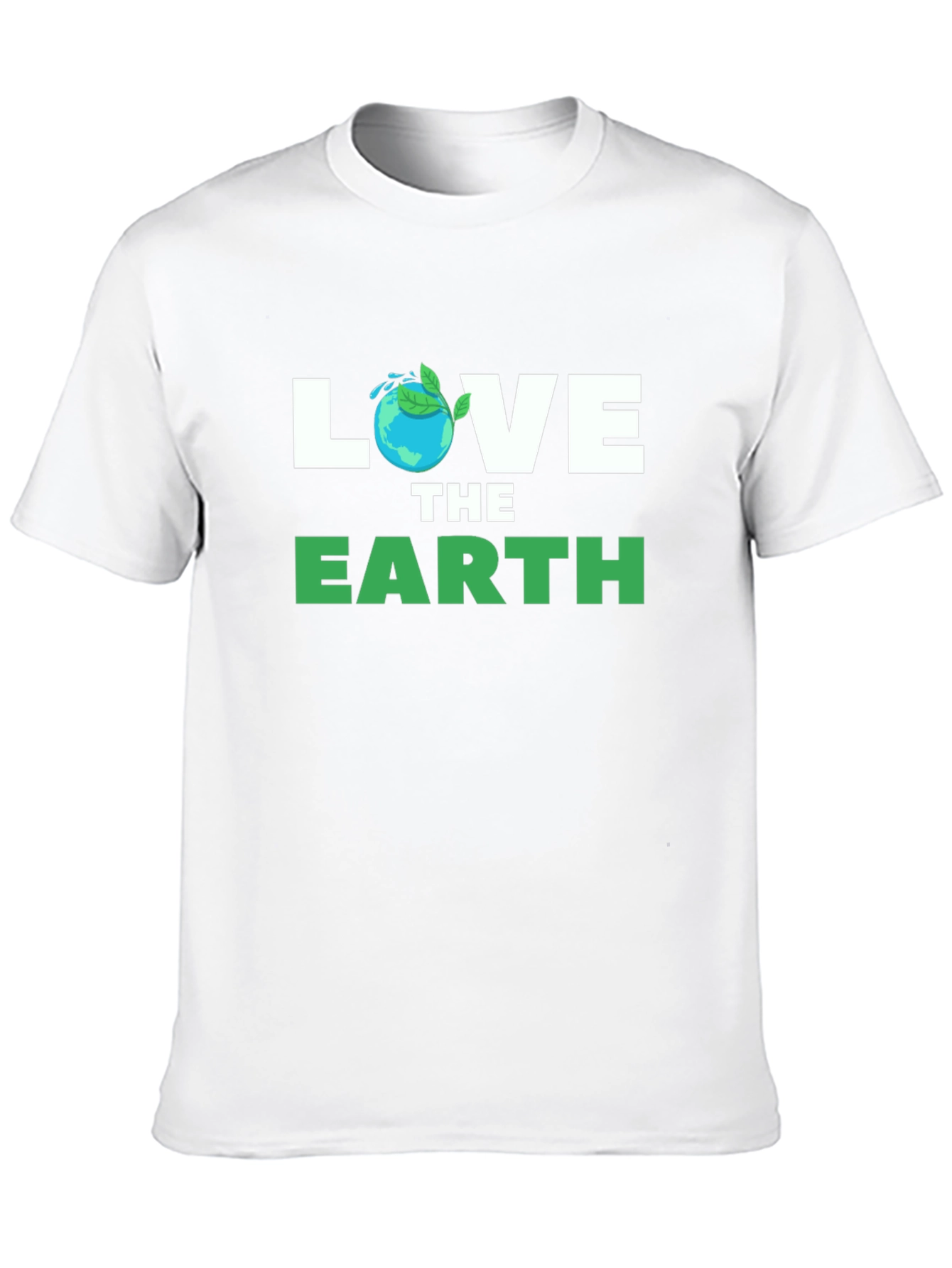 Love The Earth T-Shirt - Eco Friendly Design