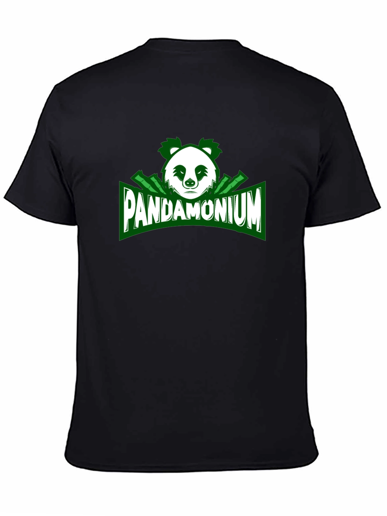 Pandamonium Black Graphic T-Shirt