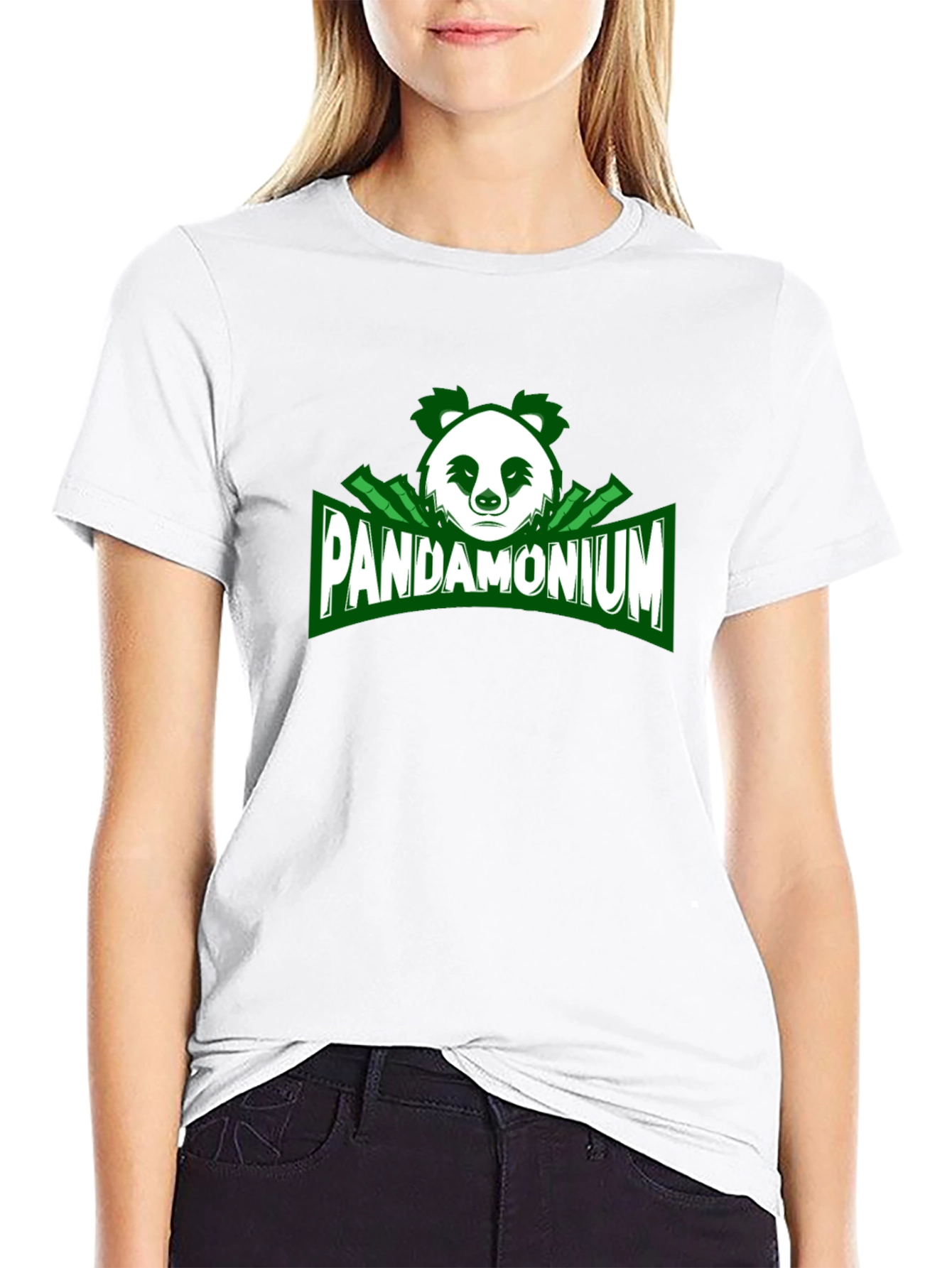 Pandamonium Black Graphic T-Shirt