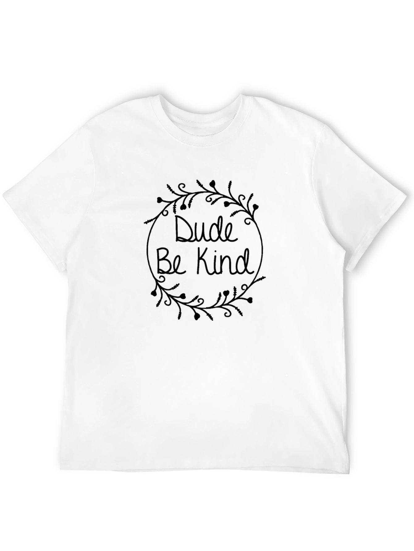 Dude Be Kind Black Graphic Tee