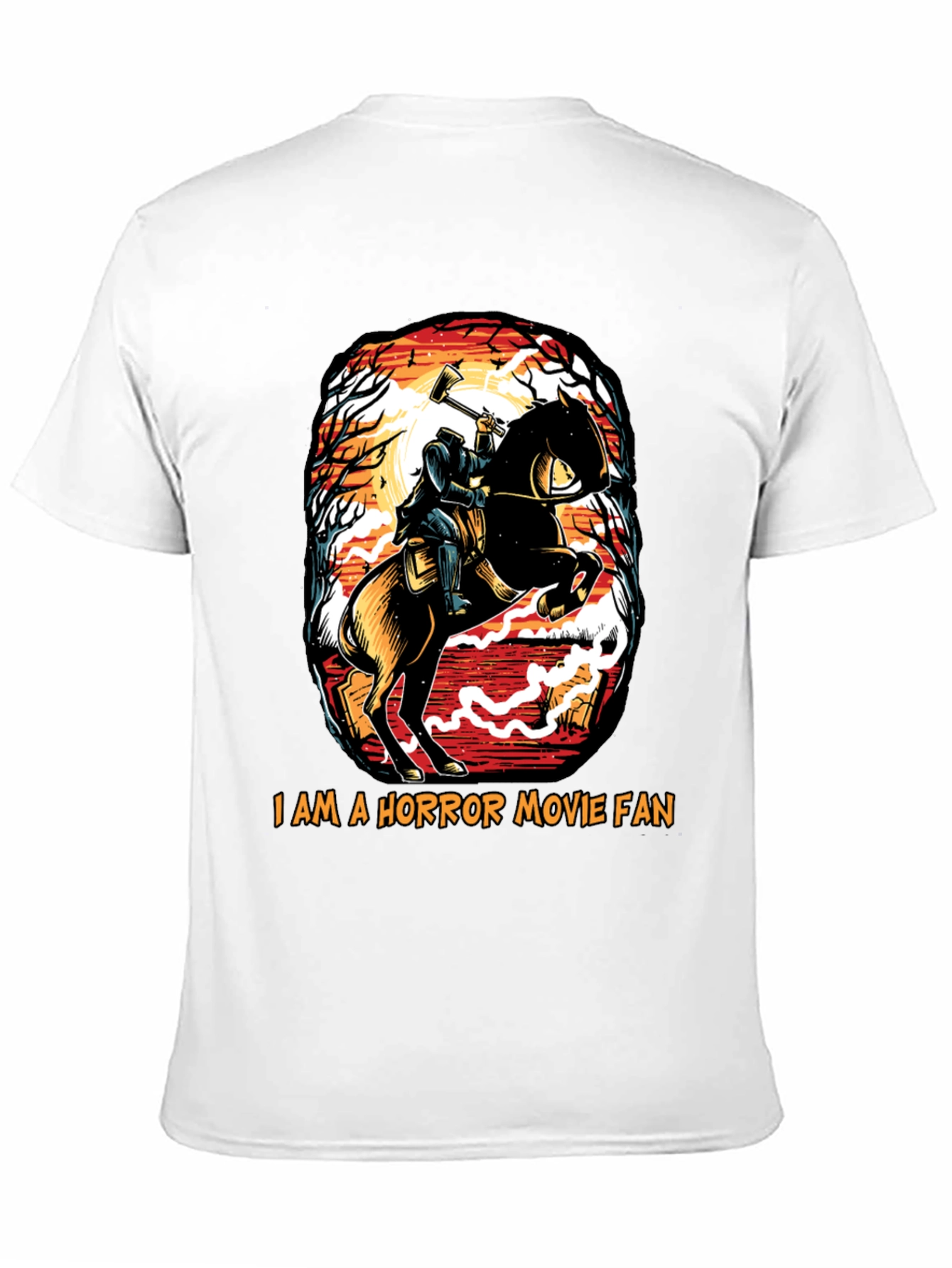Headless Horseman Horror Movie Fan T-Shirt