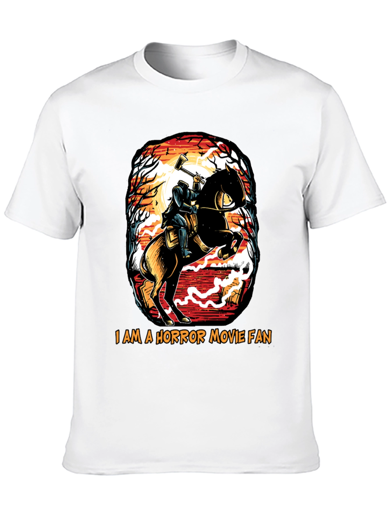 Headless Horseman Horror Movie Fan T-Shirt