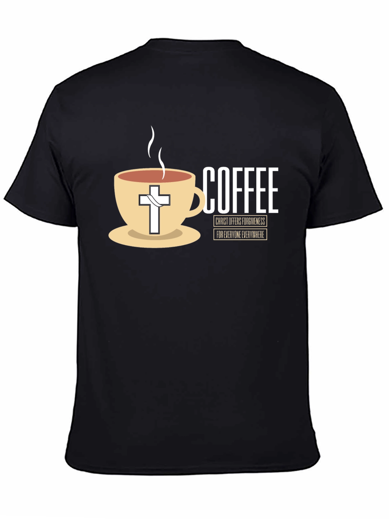 Coffee and Christ Black T-Shirt