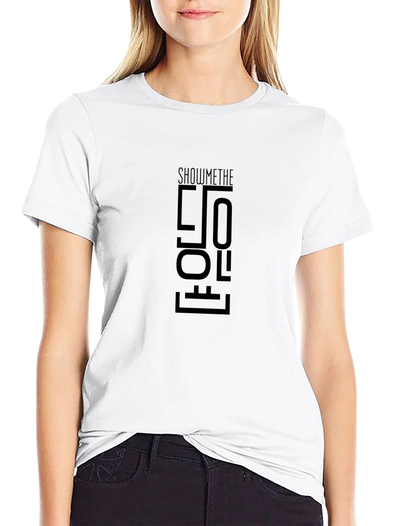 Show Me The Logo Black T-Shirt