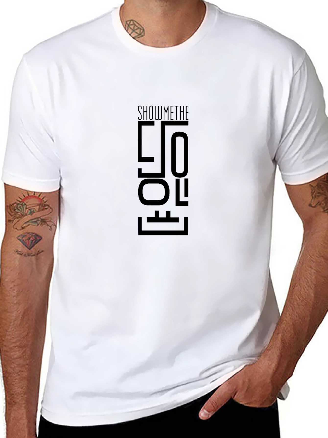 Show Me The Logo Black T-Shirt