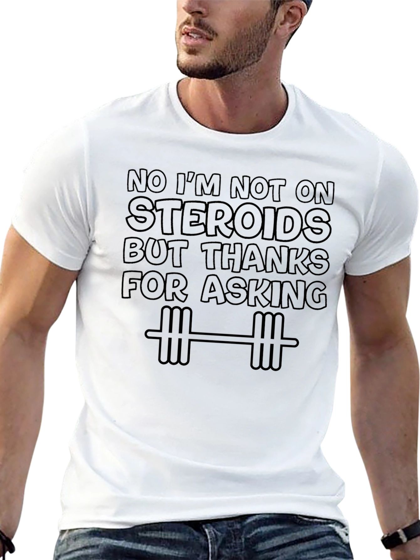 Funny Steroid Gym Workout T-Shirt