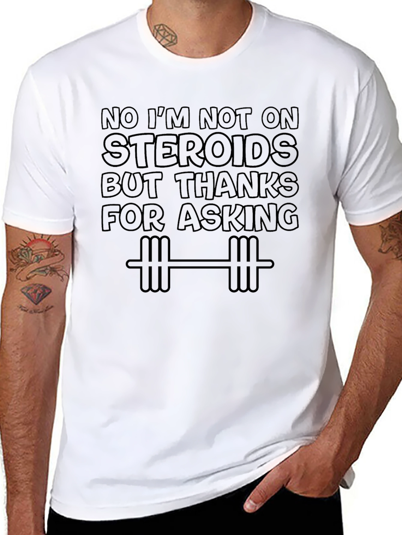 Funny Steroid Gym Workout T-Shirt