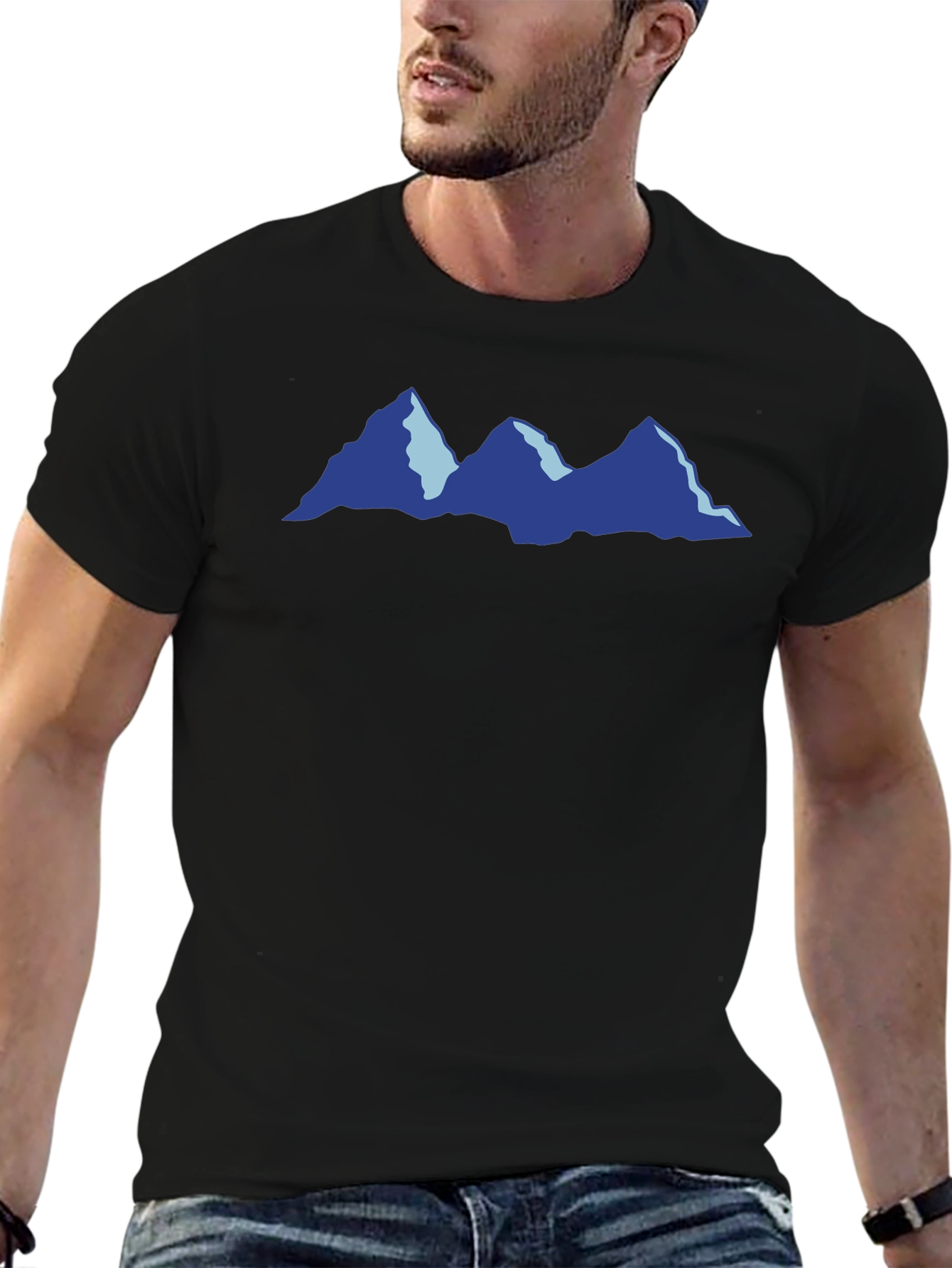 Mountain Peak Graphic Tee - Casual Comfort