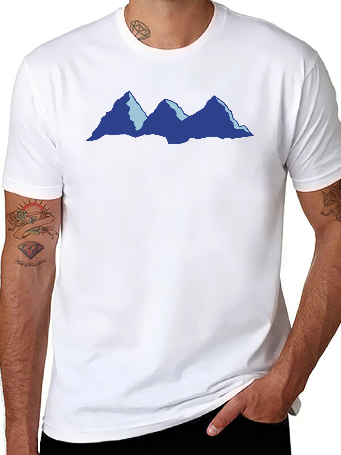 Mountain Peak Graphic Tee - Casual Comfort