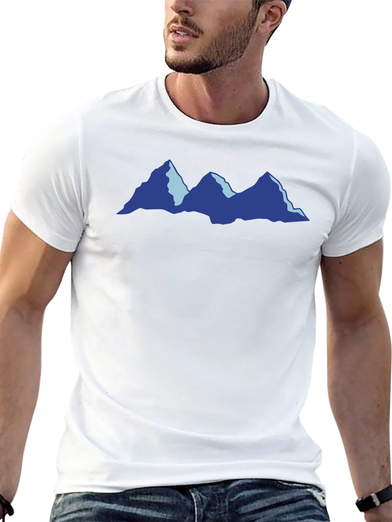 Mountain Peak Graphic Tee - Casual Comfort