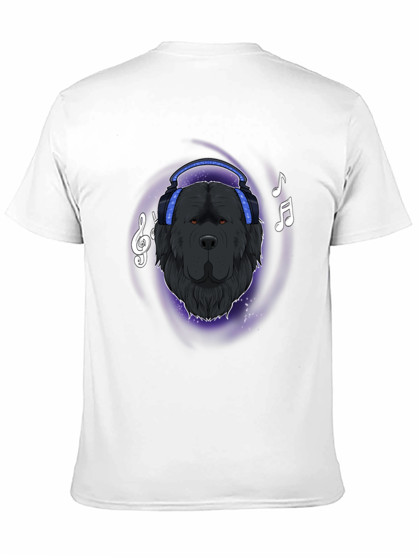 Cool Dog DJ T-Shirt - Black