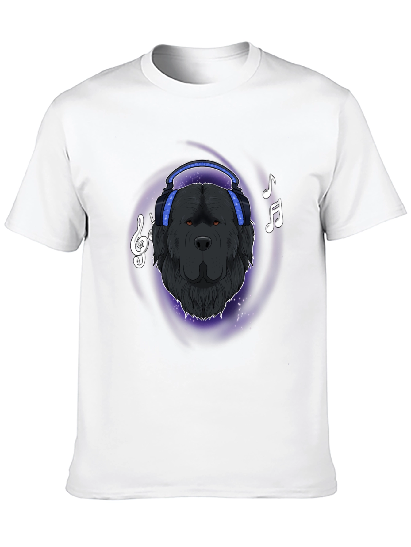 Cool Dog DJ T-Shirt - Black