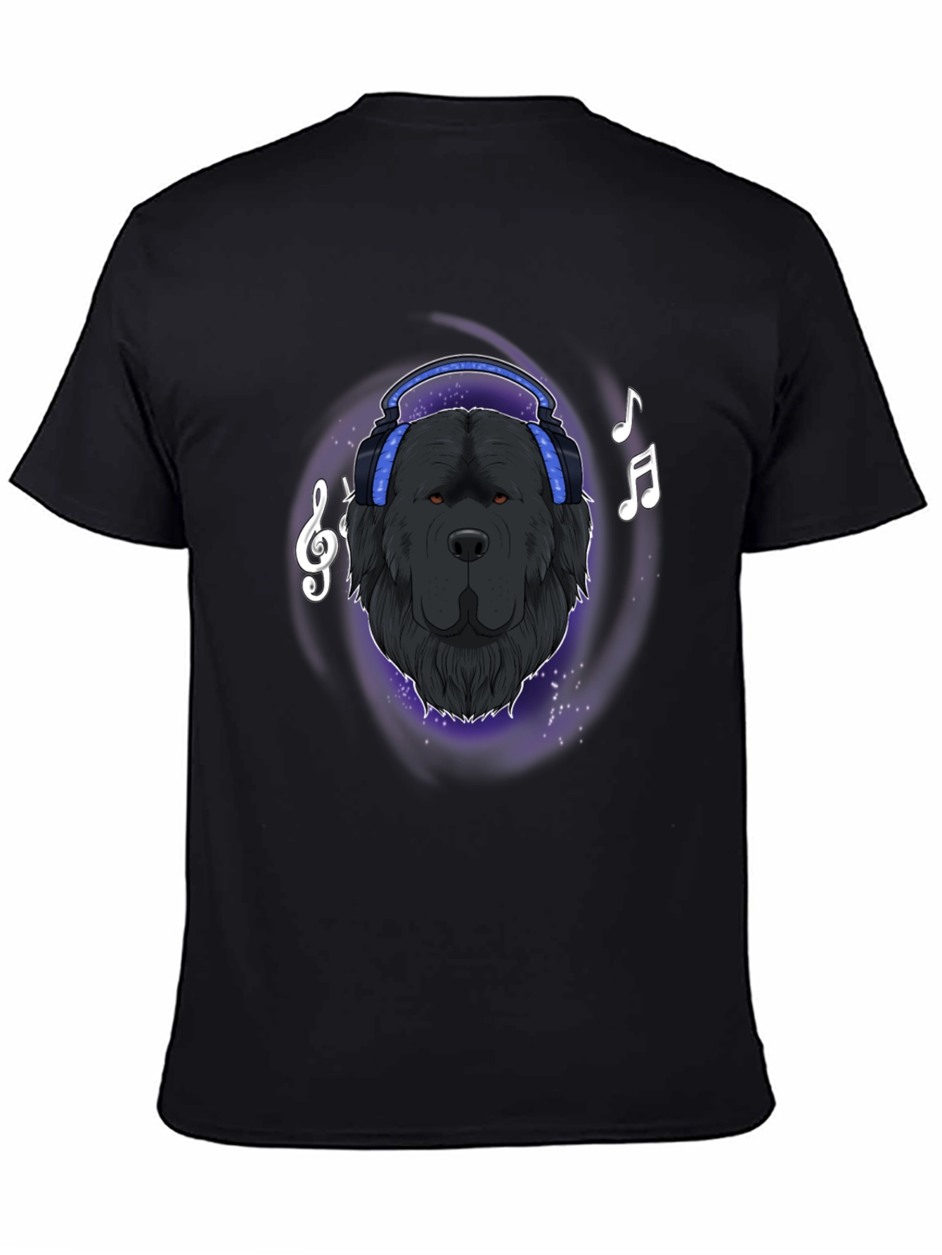 Cool Dog DJ T-Shirt - Black