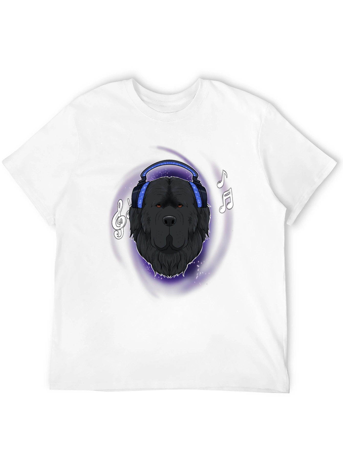 Cool Dog DJ T-Shirt - Black