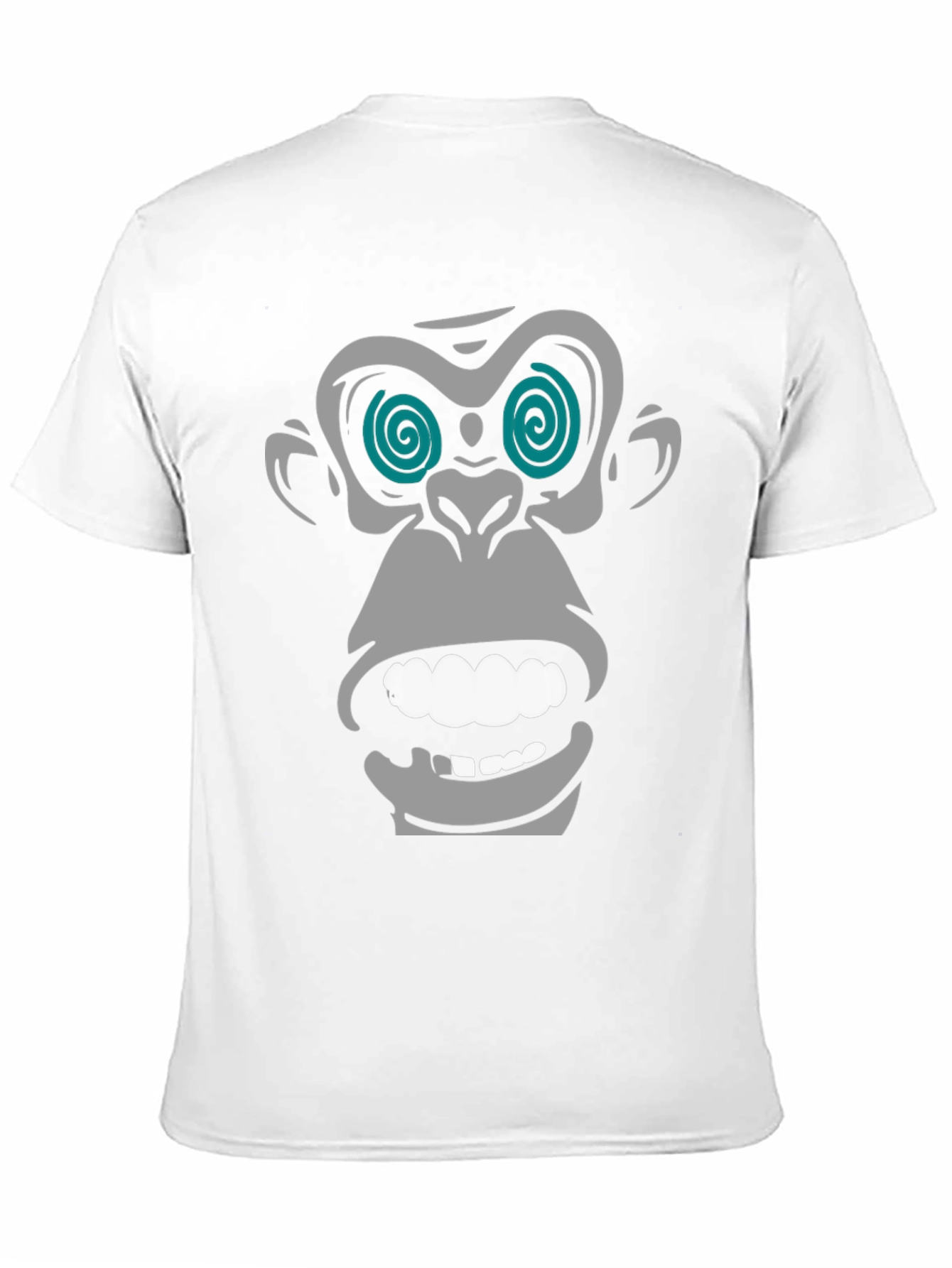 Hypnotic Monkey Graphic T-Shirt - Black