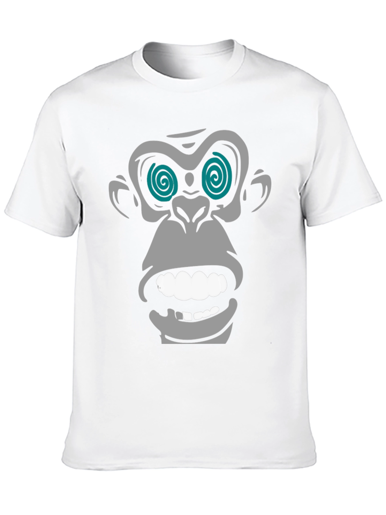 Hypnotic Monkey Graphic T-Shirt - Black
