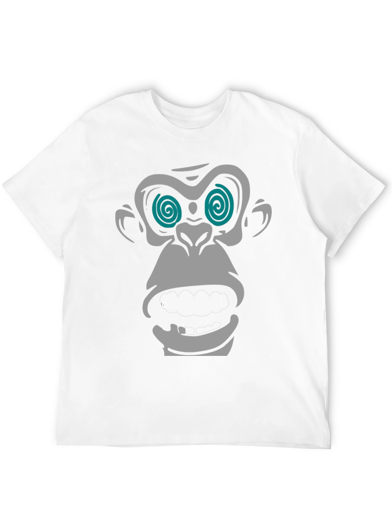 Hypnotic Monkey Graphic T-Shirt - Black