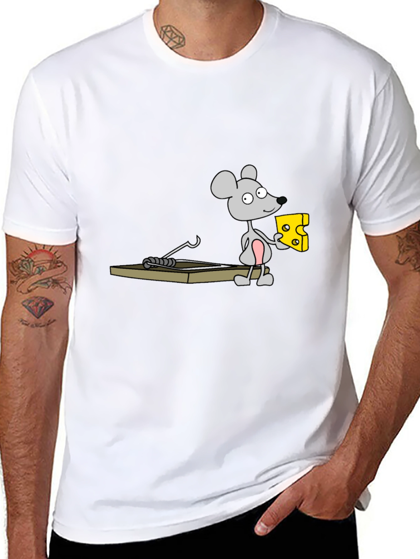 Cartoon Mouse Trap T-Shirt