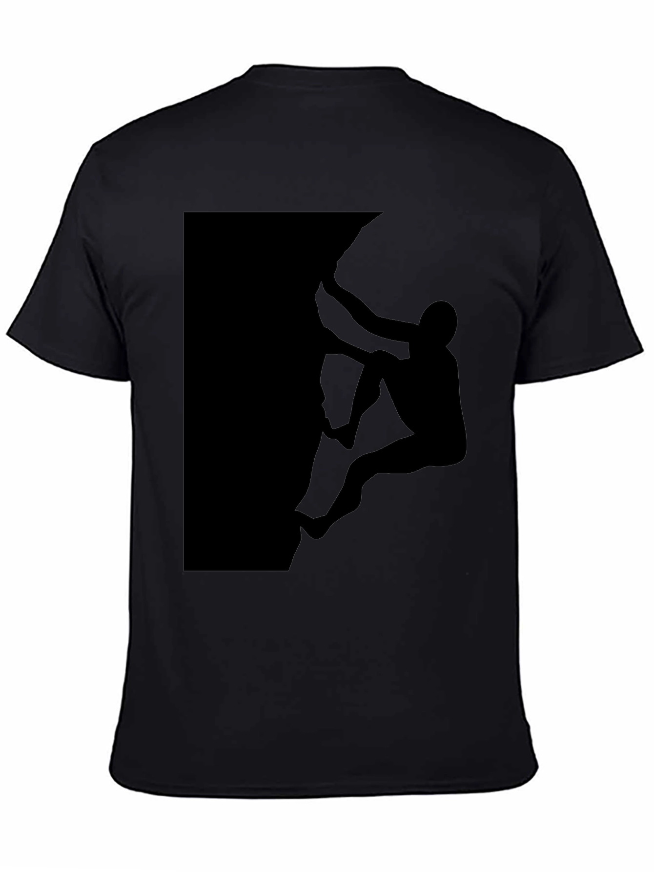 Rock Climbing Silhouette Tee - Adventure Shirt