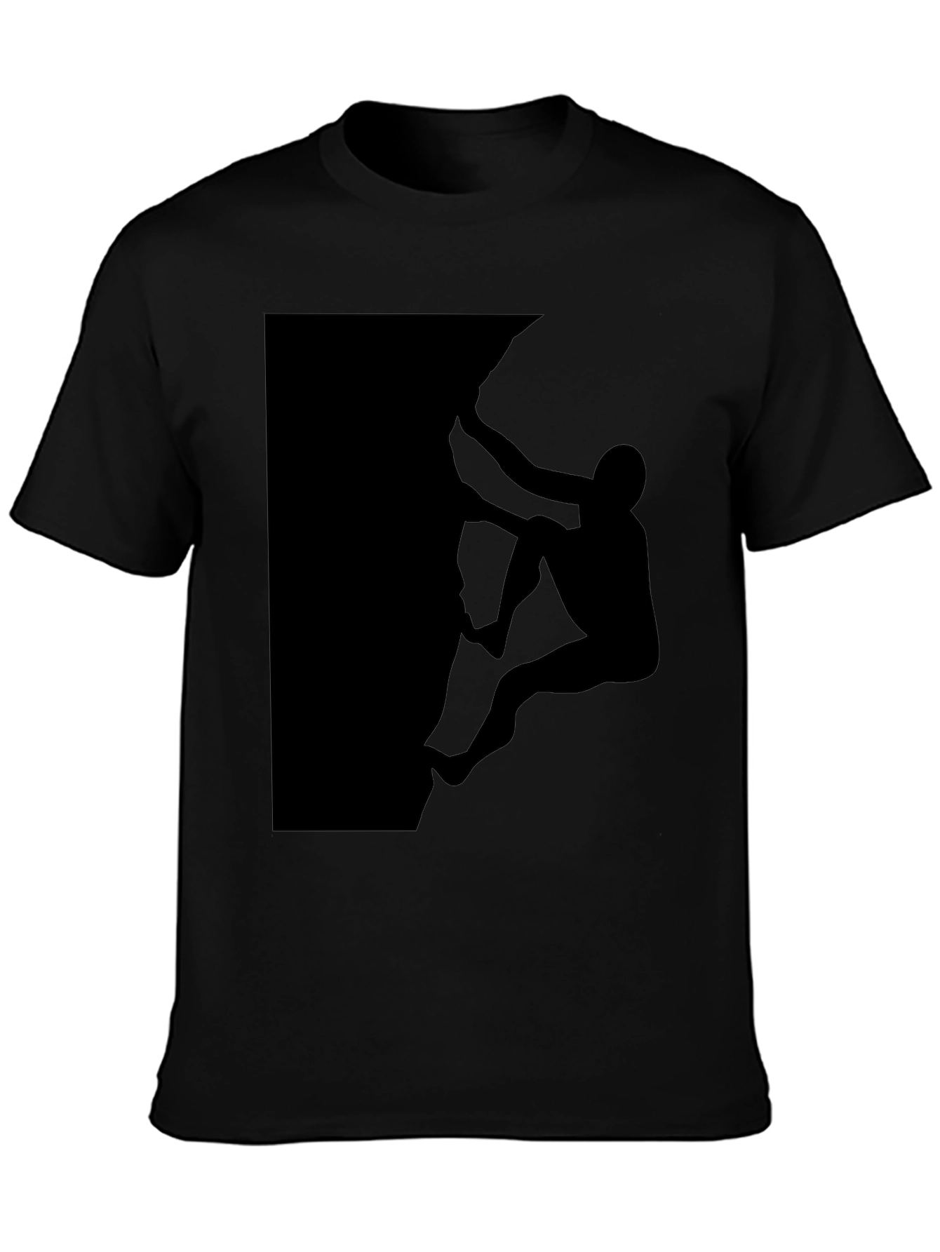 Rock Climbing Silhouette Tee - Adventure Shirt