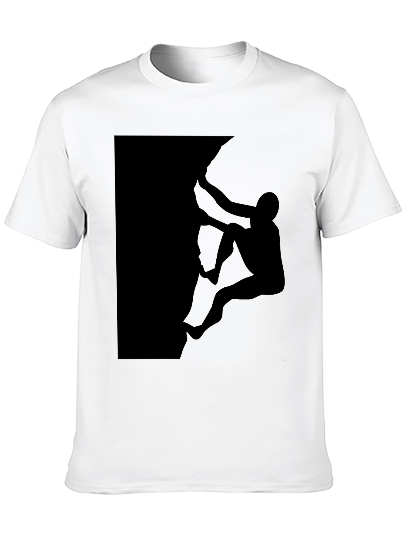 Rock Climbing Silhouette Tee - Adventure Shirt