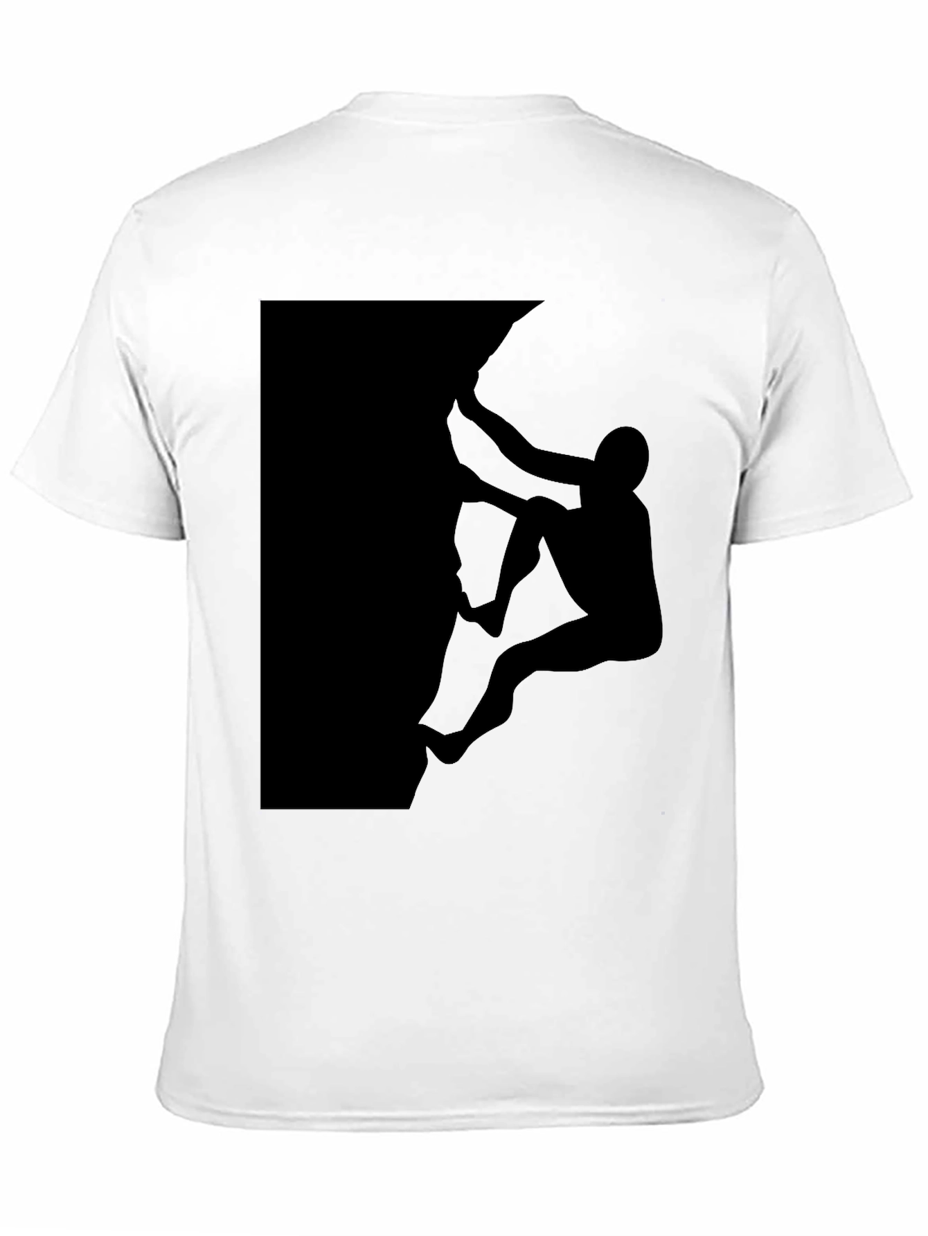 Rock Climbing Silhouette Tee - Adventure Shirt