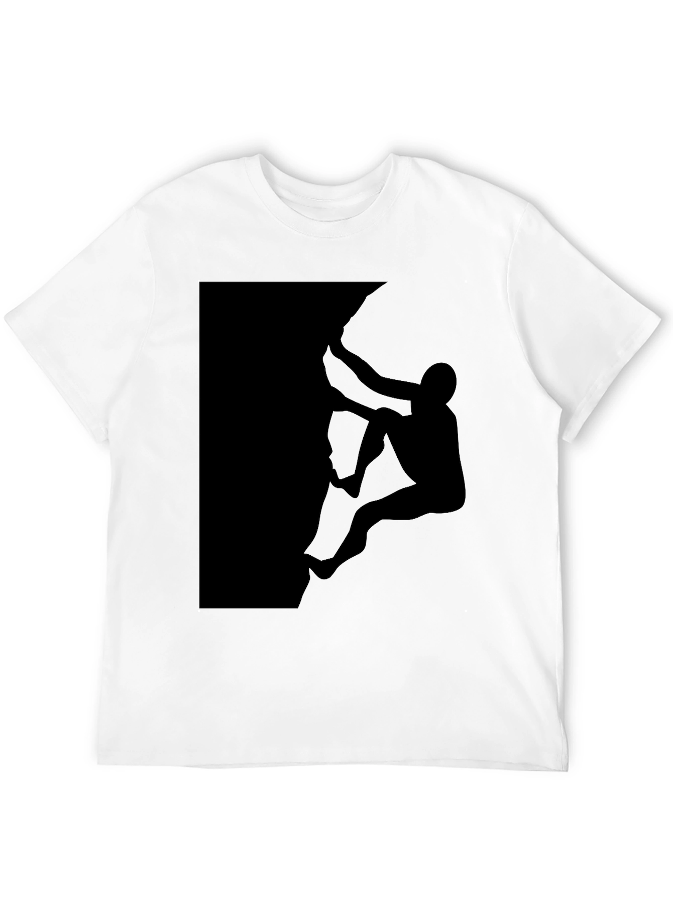 Rock Climbing Silhouette Tee - Adventure Shirt