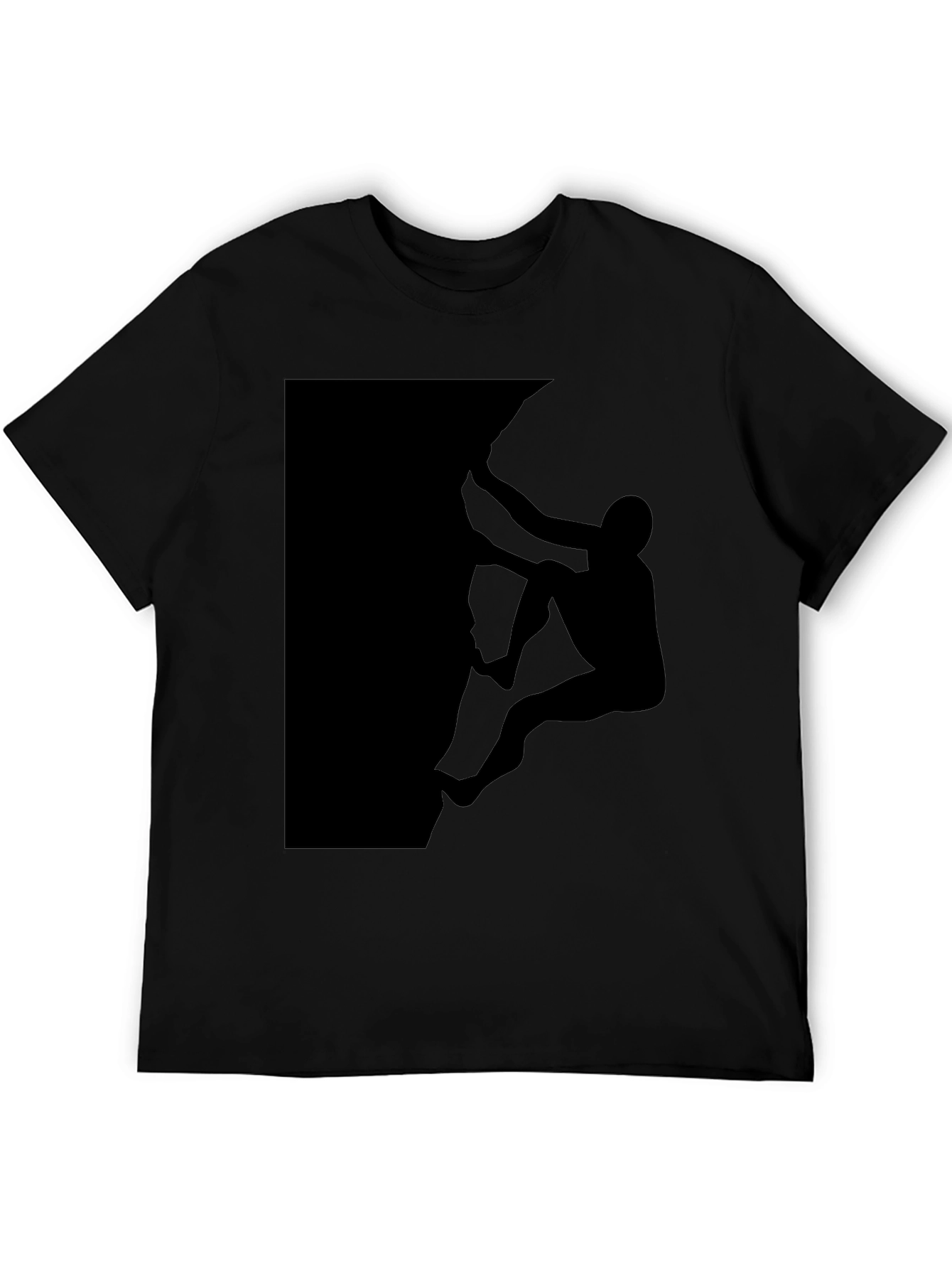 Rock Climbing Silhouette Tee - Adventure Shirt