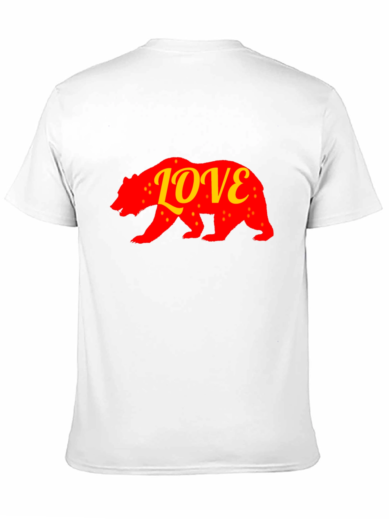 California Bear Love T-Shirt - Black