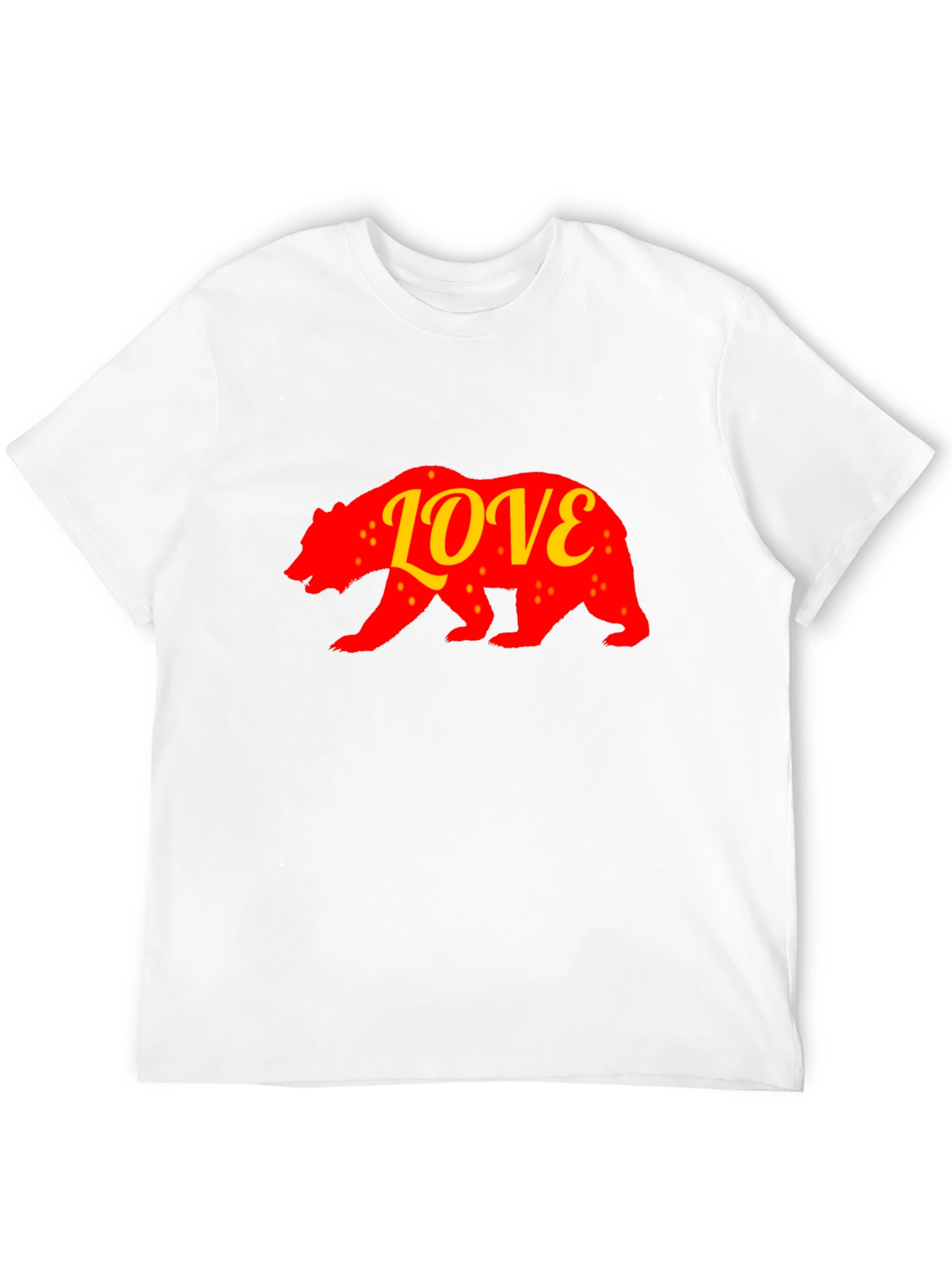 California Bear Love T-Shirt - Black