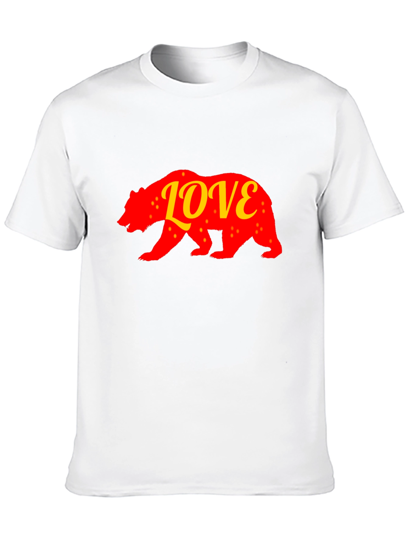 California Bear Love T-Shirt - Black
