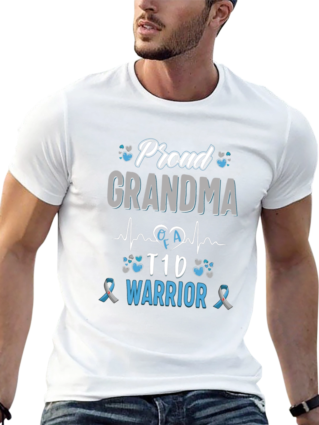 Proud Grandma T1D Warrior Tee