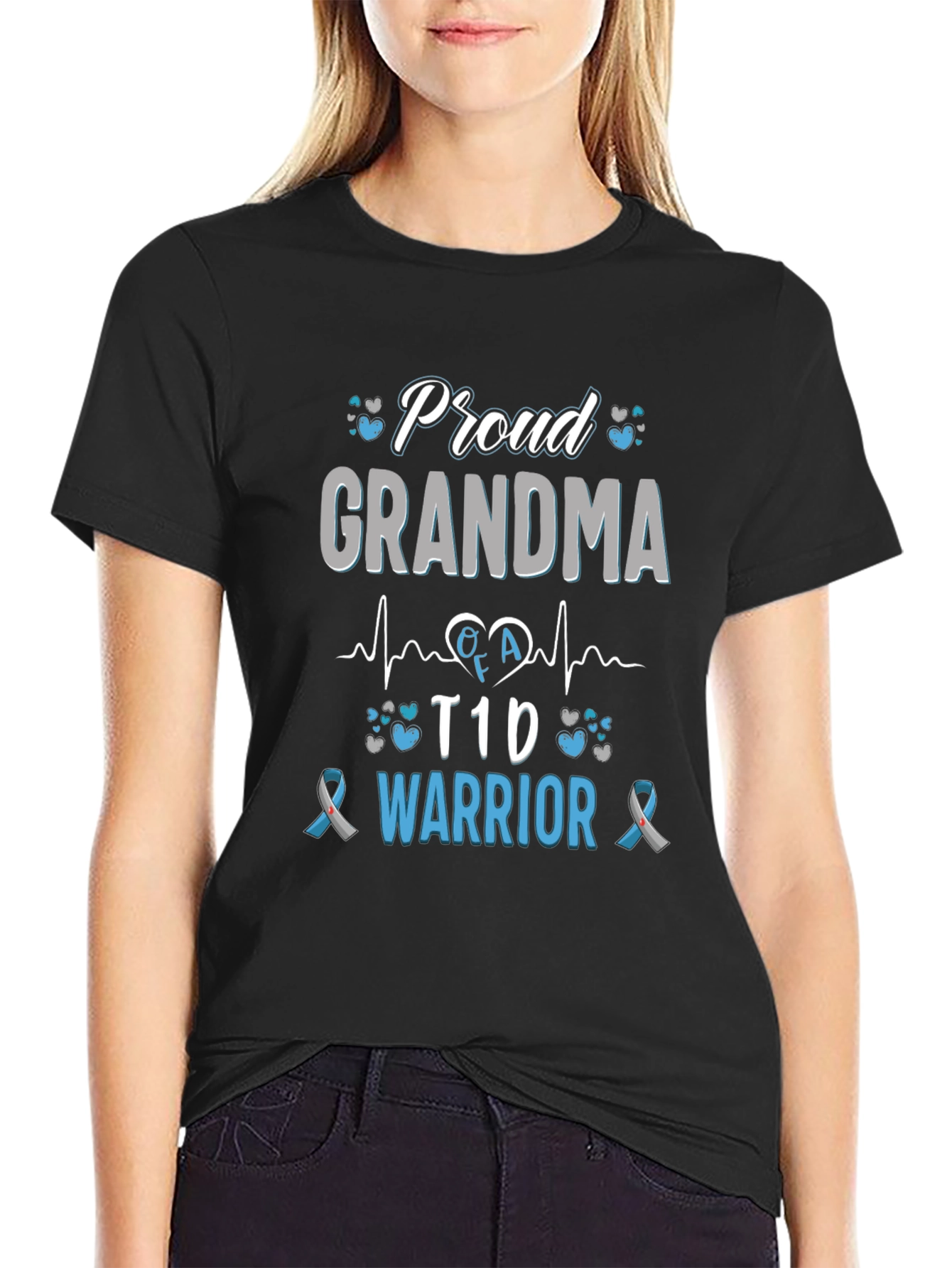 Proud Grandma T1D Warrior Tee