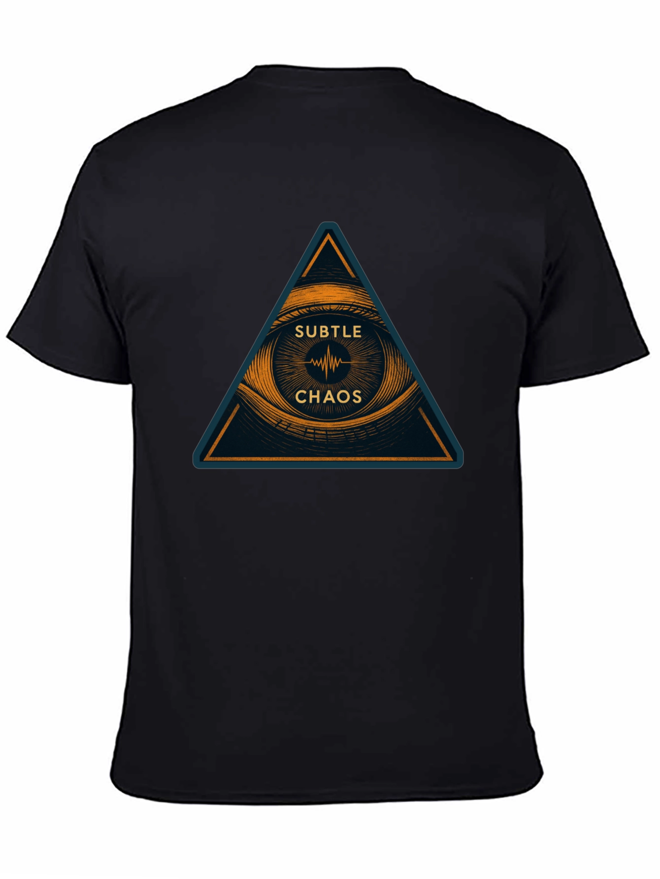 Subtle Chaos Graphic Print T-Shirt - Modern Design