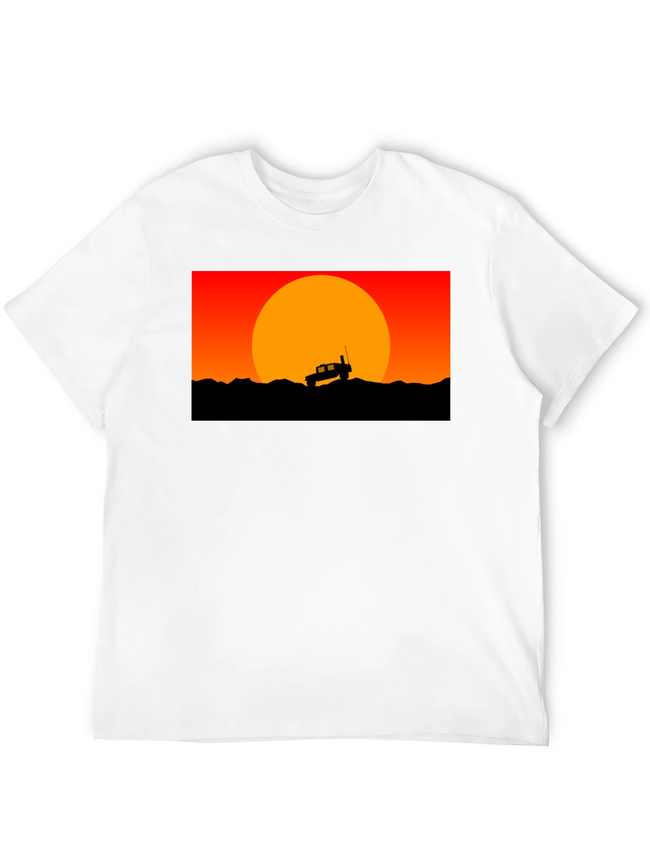 Off-Road Sunset Graphic T-Shirt