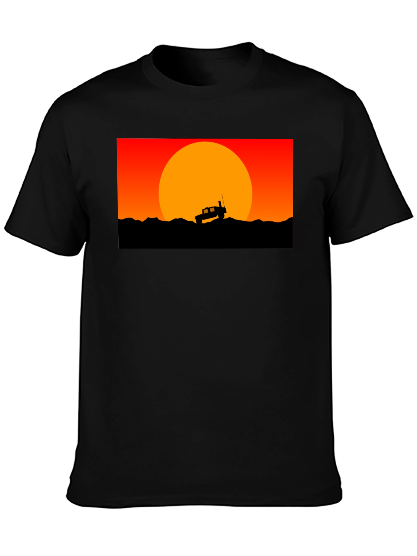 Off-Road Sunset Graphic T-Shirt