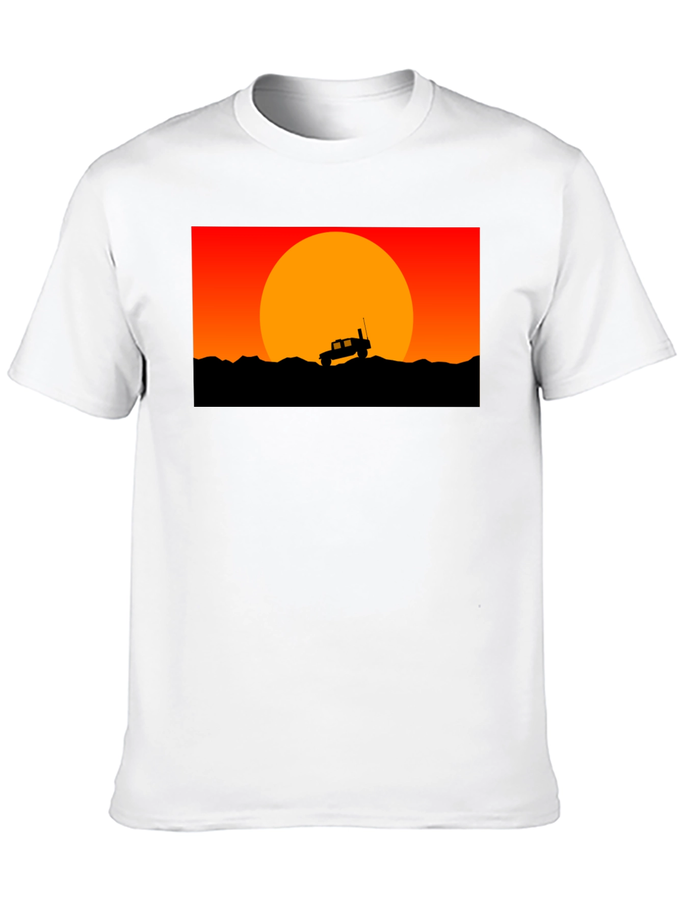 Off-Road Sunset Graphic T-Shirt