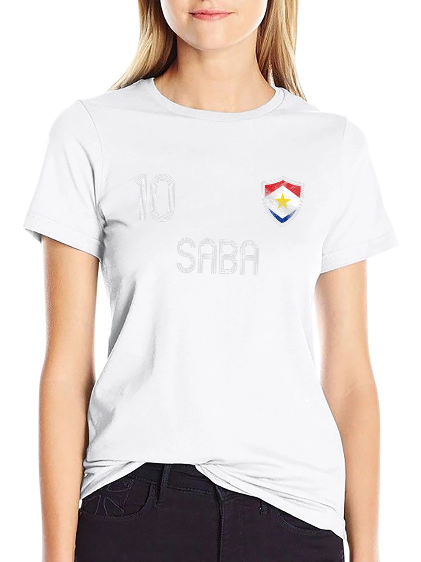 Saba Football Jersey Style T-Shirt