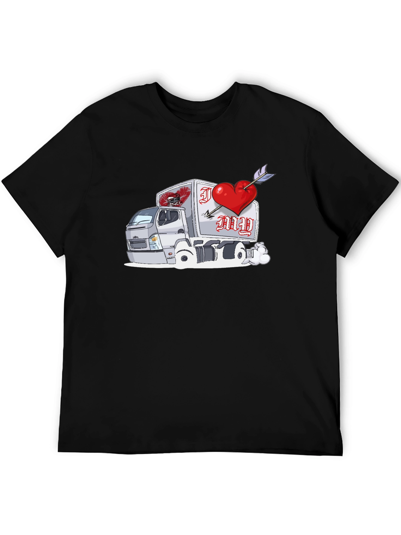 I Love My Truck Valentines Day T-Shirt