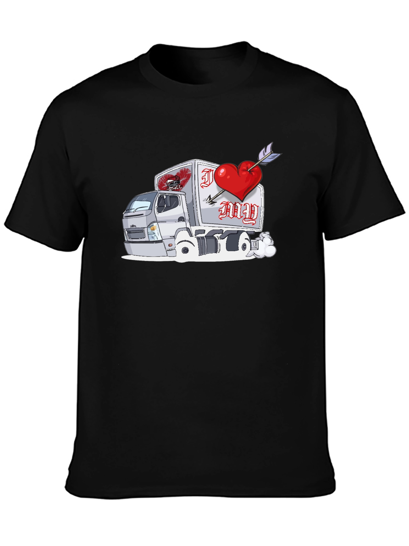 I Love My Truck Valentines Day T-Shirt
