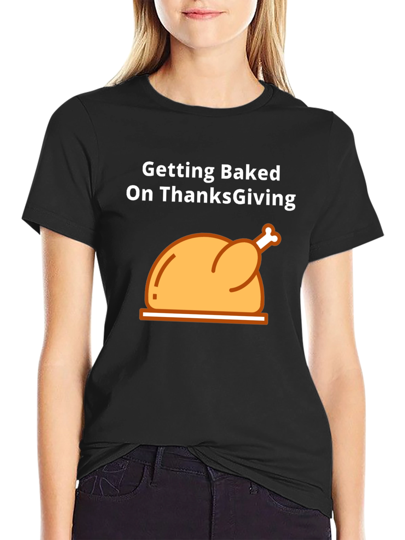 Thanksgiving Turkey Baked T-Shirt