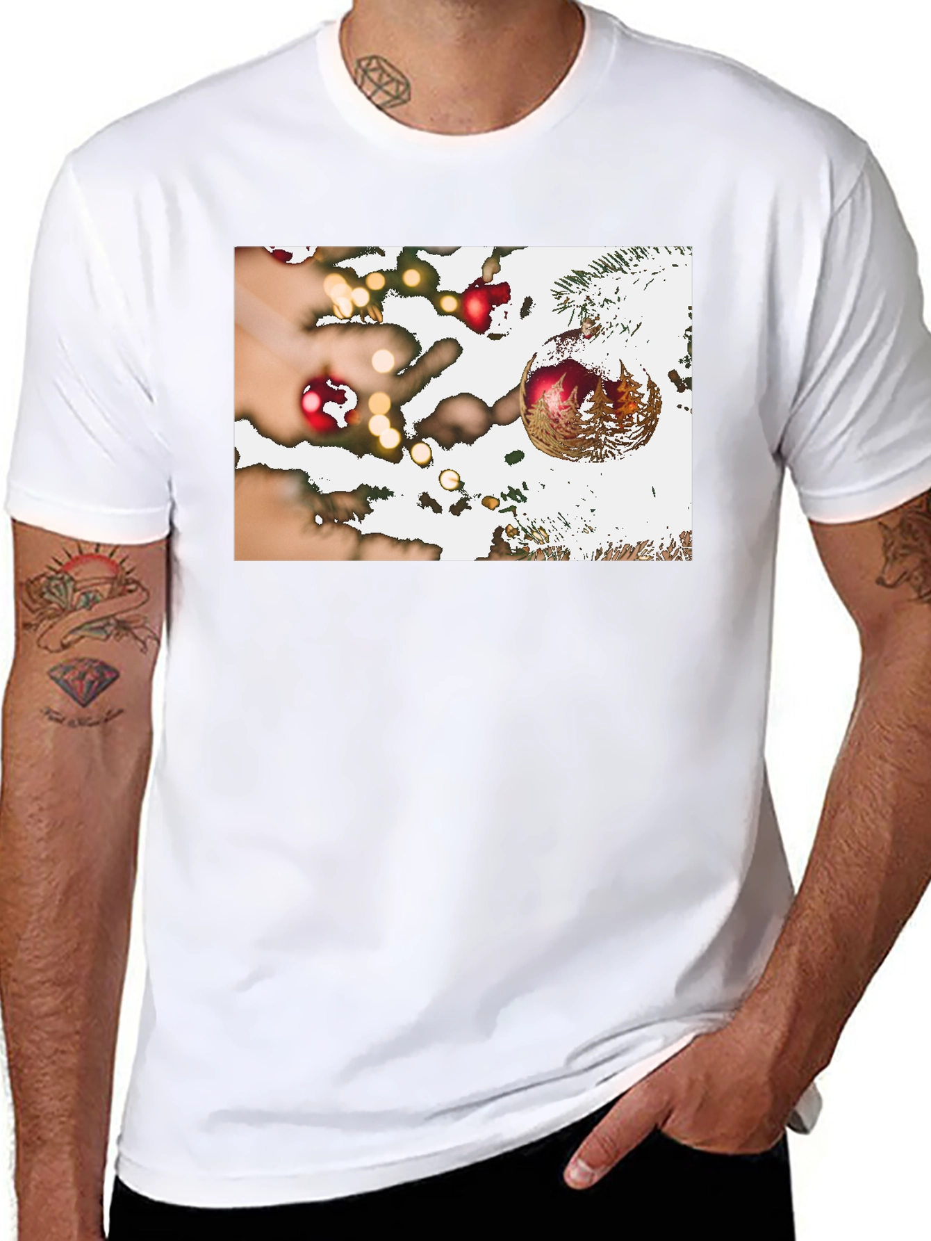 Christmas Ornament Tree T-Shirt