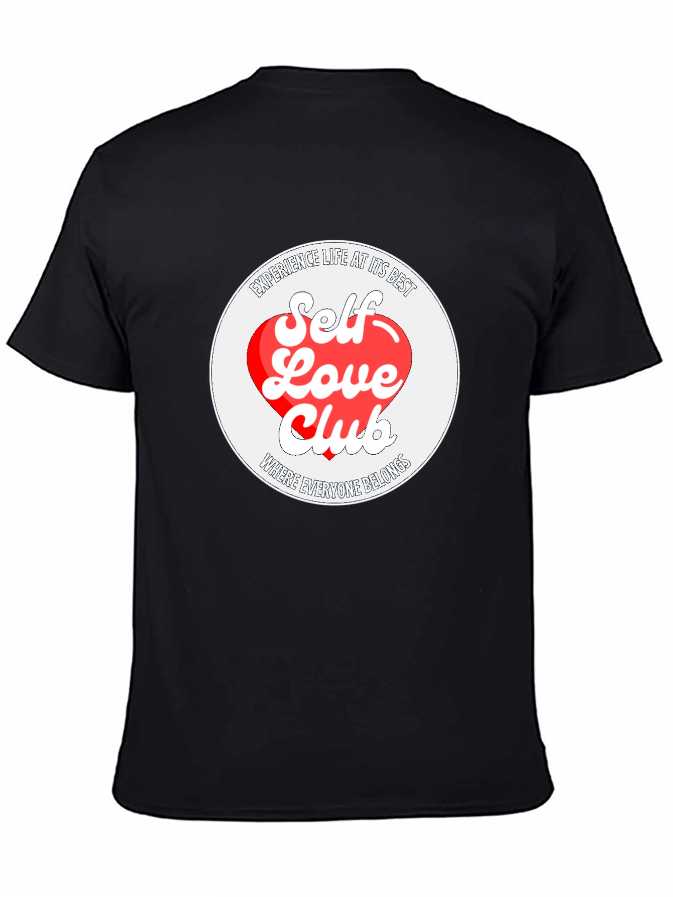 Self Love Club Graphic Tee - Black