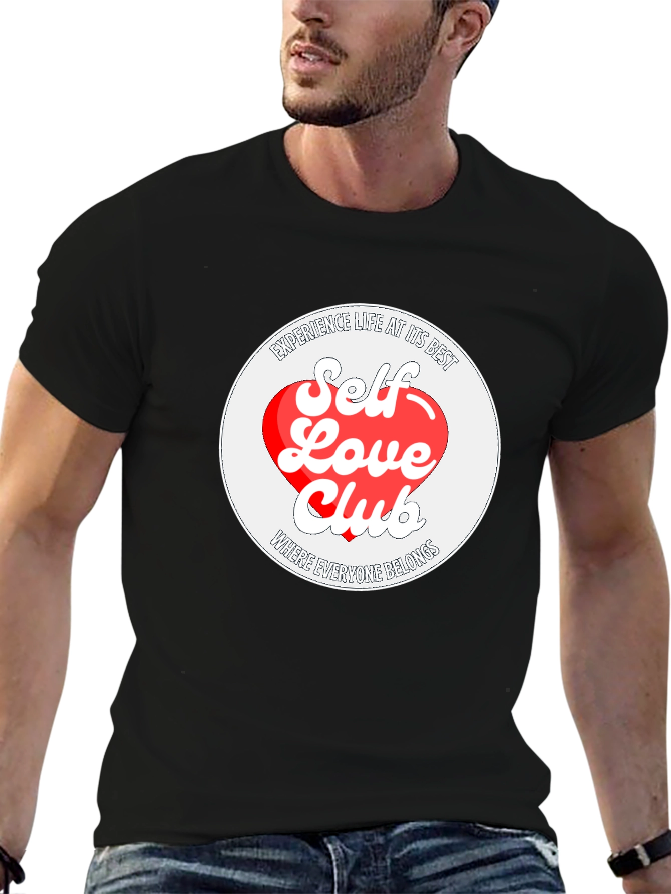 Self Love Club Graphic Tee - Black